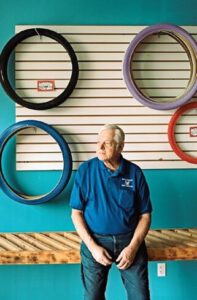 05. Ted Jorgensen In His Bike Shop, The Roadrunner Bike Center, March 27, 2013