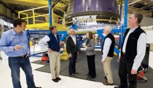 24. Nasa Deputy Administrator Lori Garver (third From Right) Takes A Tour Of The Kent, Washington, Headquarters Of Blue Origin