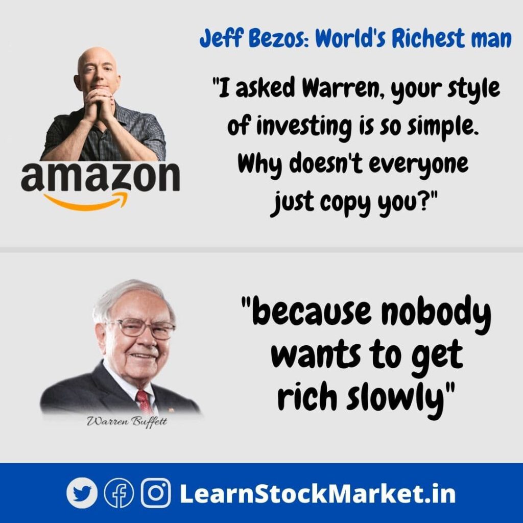 Warren Buffett Jeff Bezos